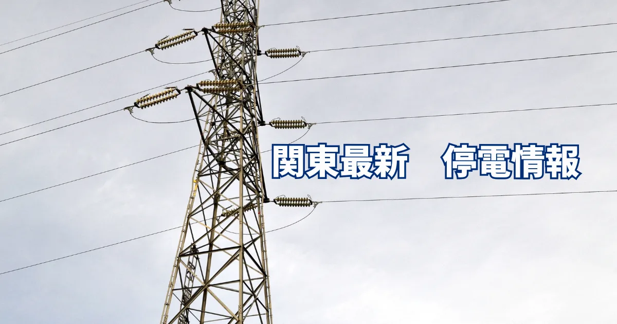 群馬県・埼玉県・千葉県の位置を示したシンプルな地図イラスト（送電線のアイコン付き）