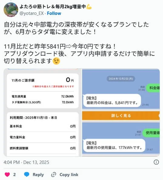 タダ電は怪しい？口コミ評判＆メリット＆デメリット：切り替えがラク！