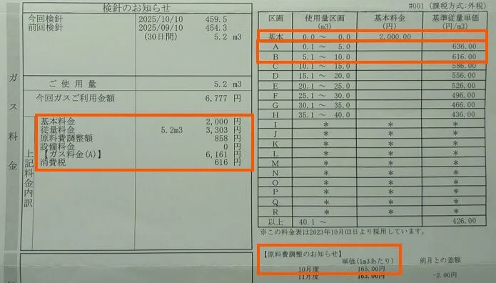 プロパンガスの料金は高い？【秋田県のプロパンガス契約者の実際の請求書】