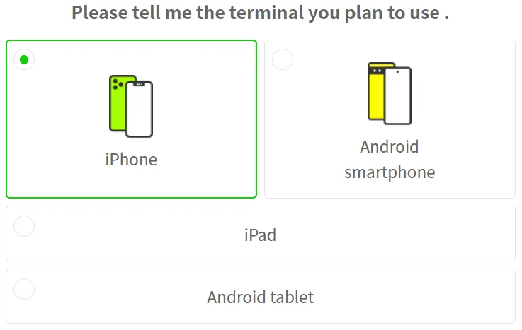 Choose Your Device