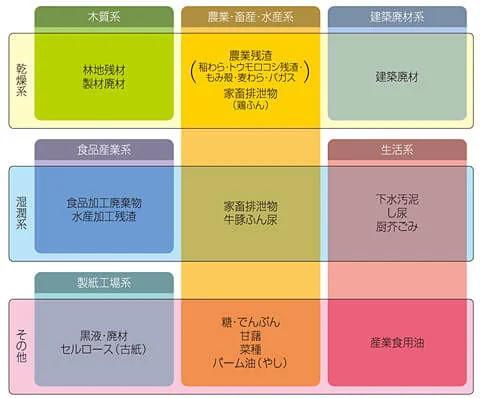 発電方法：バイオマス発電