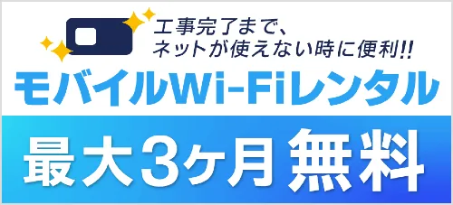 ドコモ光 x GMOとくとくBB ポケット型WiFiルーターレンタル
