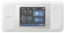 ドコモのポケット型WiFi端末