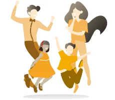 家族のイラスト