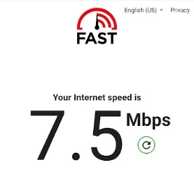 ギガセットWiFi速度測定