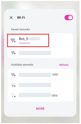 STAR Wifi接続方法