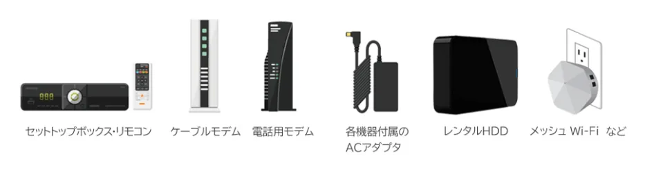 J:COM返却機器