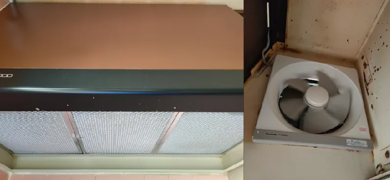 くらしのマーケットで掃除してもらった換気扇