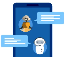 チャットのイラスト