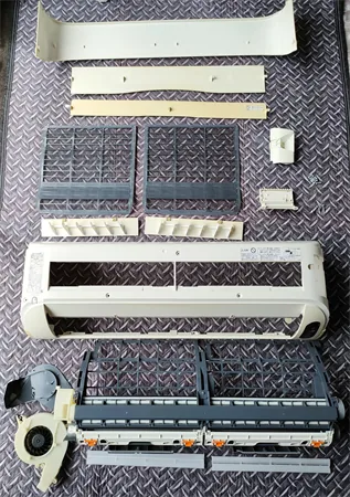 おそうじ革命エアコンクリーニング⑧部品の拭き上げ＆乾燥