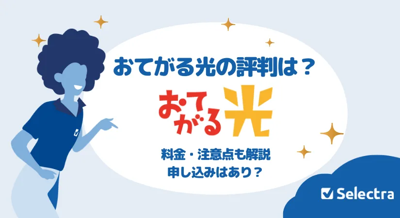 おてがる光 口コミ 評判