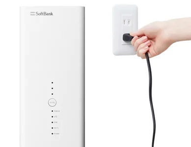 据え置きWiFi　エアターミナルの見た目