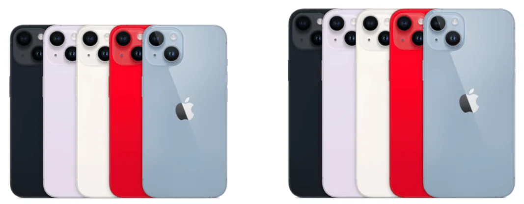 iPhone 14 et 14 plus