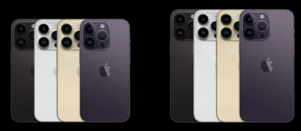 iPhone 14 pro et 14 pro max