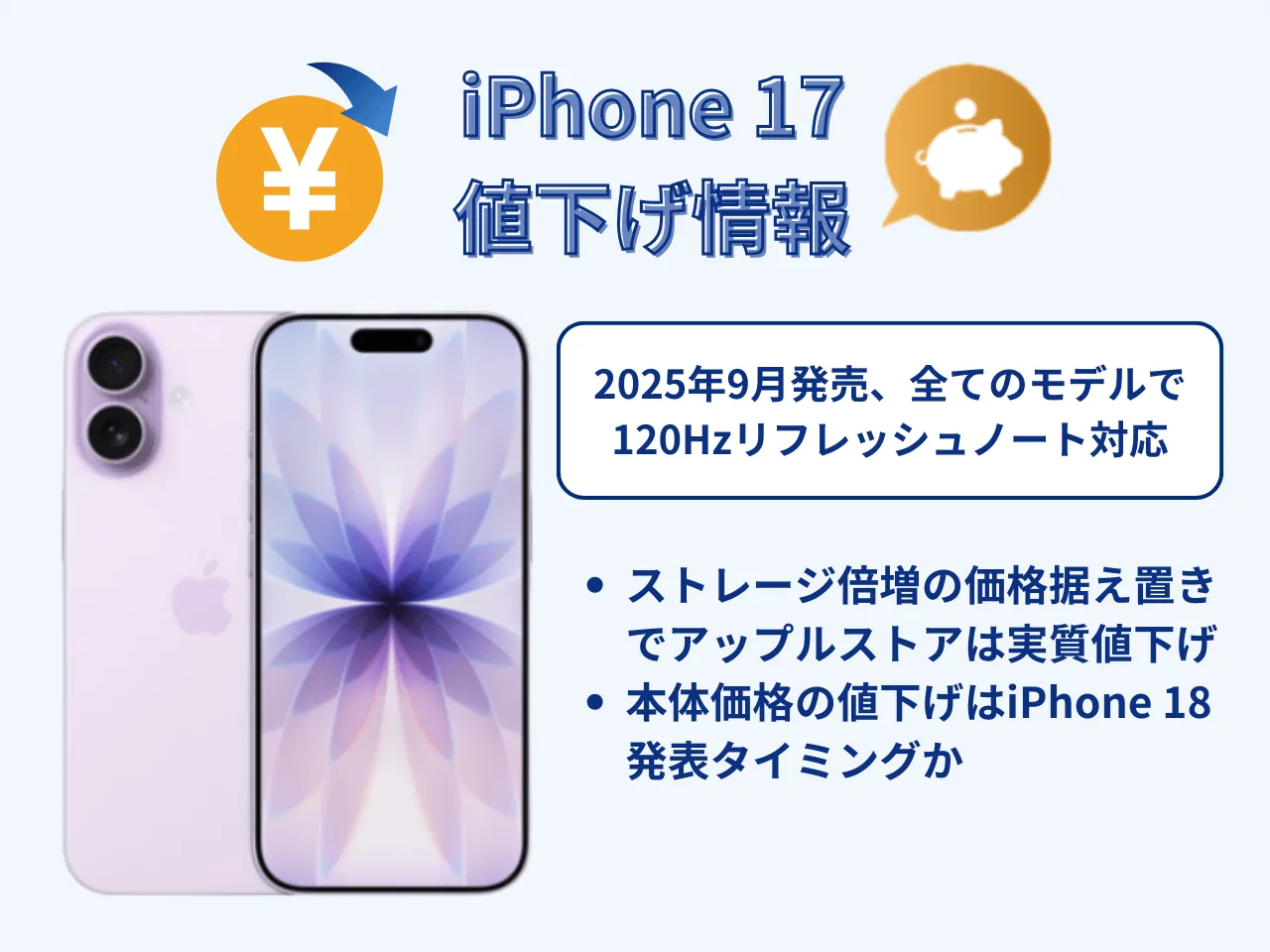 6月26日更新】iPhone値下げのタイミングはいつ？iPhone17・iPhone16