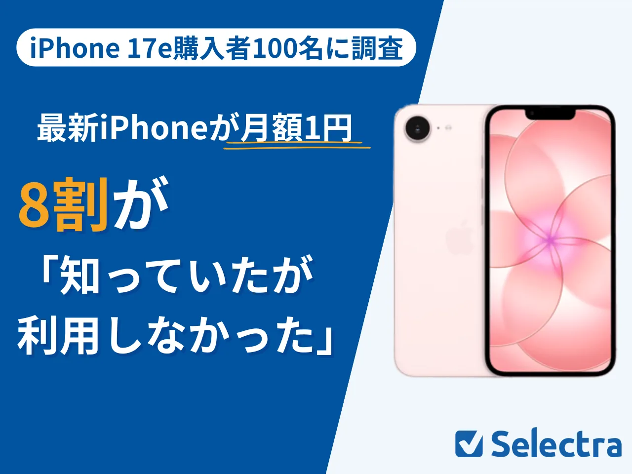 iPhone17eキャンペーン利用実態調査