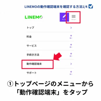 LINEMOをeSIMで申し込む手順