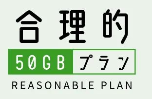 合理的50GBプラン