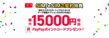ワイモバイルSIMのみ乗り換えキャンペーン