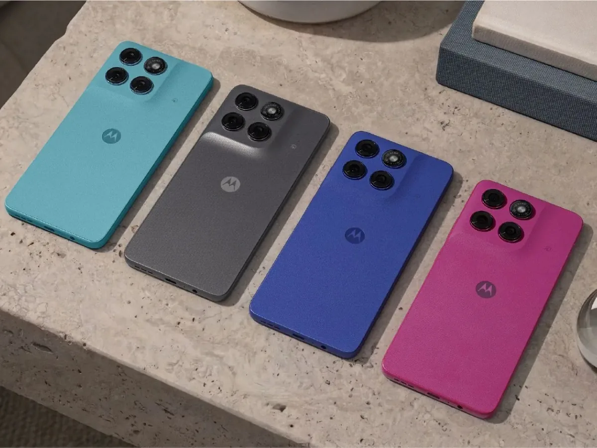 moto g37の4色のカラーバリエーション